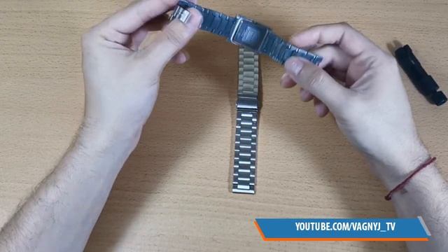 Обзор браслета для часов из нержавейки Установка на часы Как уменьшить браслет на часах смотреть онлайн