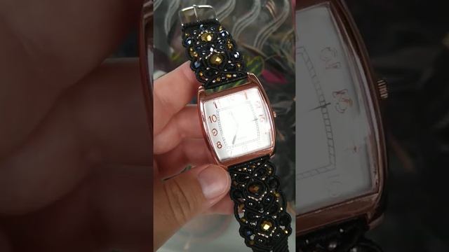 Браслет на часы. Макраме. смотреть онлайн