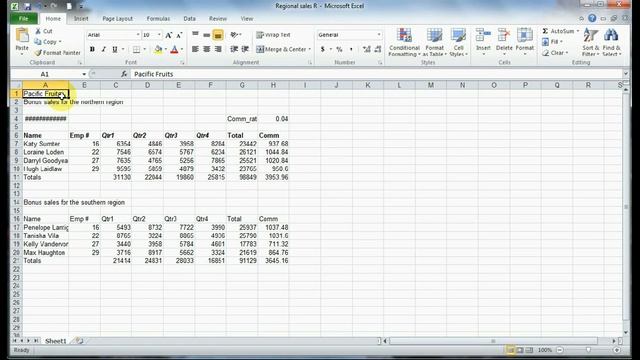 Excel 2010 Beginner: Unit 5 Lesson A - Formatting смотреть онлайн
