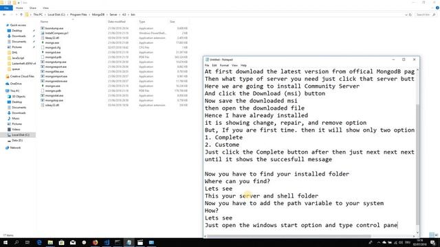How to install MongoDB Latest Version 4.0 into Windows 10 ? смотреть онлайн