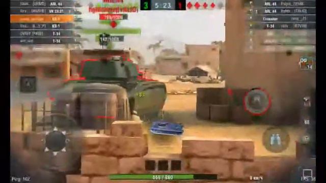 Игра на КВ-2 В WOT BLITZ (фугас) смотреть онлайн