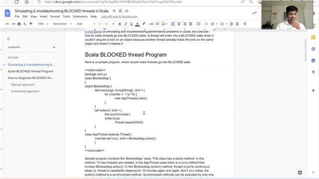 Simulating & troubleshooting BLOCKED threads in Scala смотреть онлайн