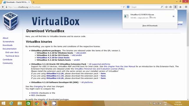 How to Install Oracle VirtualBox in Windows 8 / Windows 8 .1 смотреть онлайн