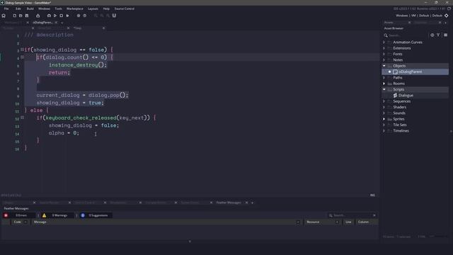 Easy To Build Dialogue System | GameMaker смотреть онлайн