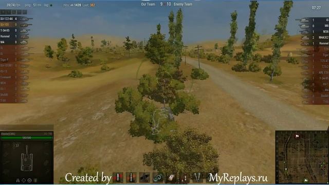 WOT: Prohorovka - SU-100 - 4 frags смотреть онлайн