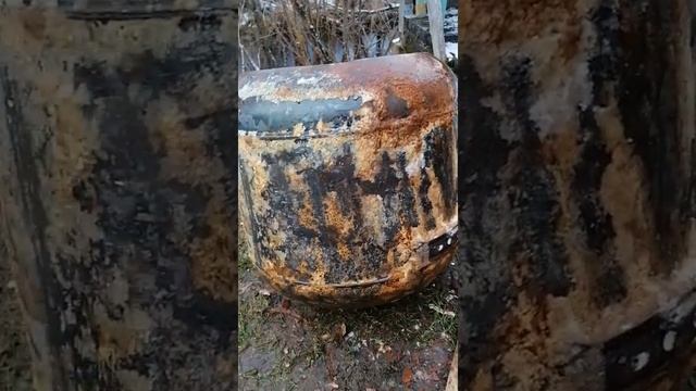 Как сделать печь для казана, из старого водонагревателя!!! смотреть онлайн