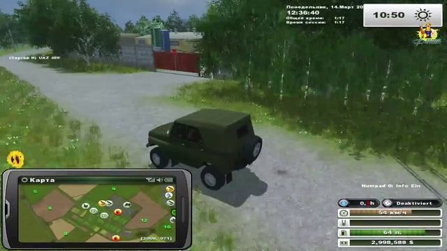 Стрим:Farming Simulator-2013.На карте.Колхоз Дружба Обнновлёная карта.Обзор.14.03.2016г. смотреть онлайн