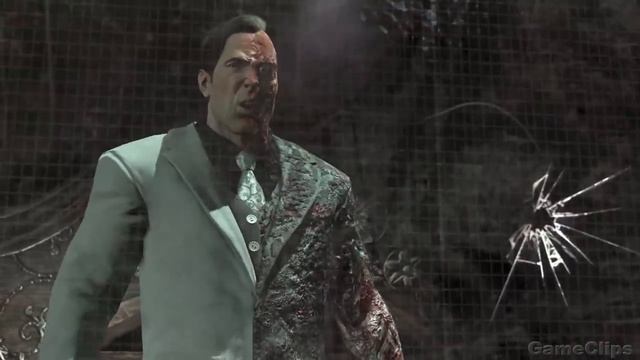 BATMAN Vs TWO FACE Fight Scene Cinematic - Batman Arkham City
