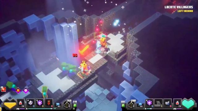 Minecraft Dungeons 2 Players Redstone Golem (Redstone Mines) смотреть онлайн