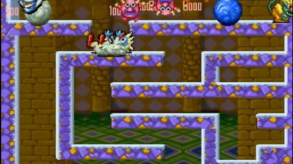 SNOW BROS GAME PLAY WALKTHROUGH