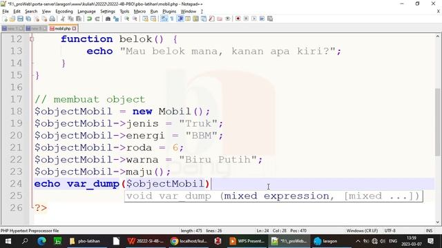 Mengenal Class dan membuat object yang memiliki Property dan Method - OOP-PHP #03 смотреть онлайн