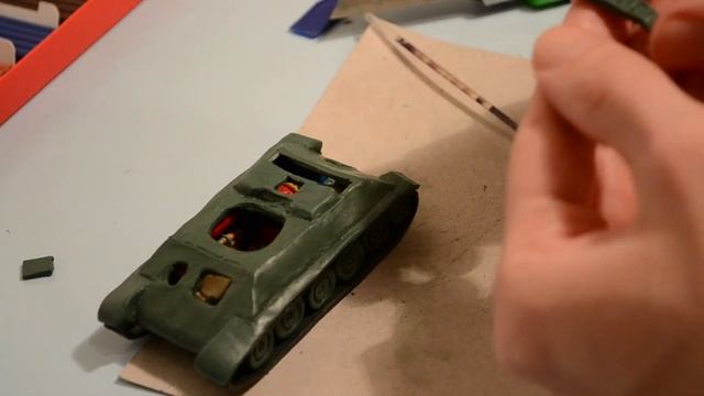 Т-34 из пластилина. Танк Победы! смотреть онлайн