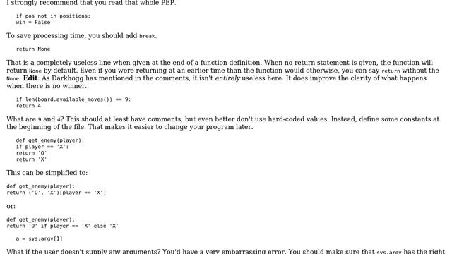 Code Review: Python, JavaScript, PHP, HTML: Unbeatable Tic Tac Toe (4 Solutions!!) смотреть онлайн