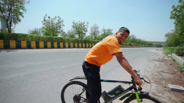 I Tried Cheapest Electric Cycle ! *Made in India* смотреть онлайн
