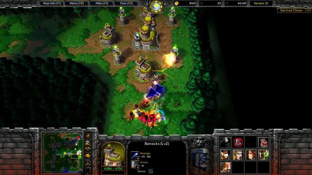 Warcraft 3: TFT [Custom] #797 Survival Chaos 3.1 - Štestí za blood elfy смотреть онлайн