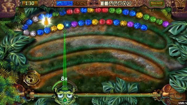 『Zuma's Revenge!』Mettle of the Monkey - Level 5「Challenge」 смотреть онлайн