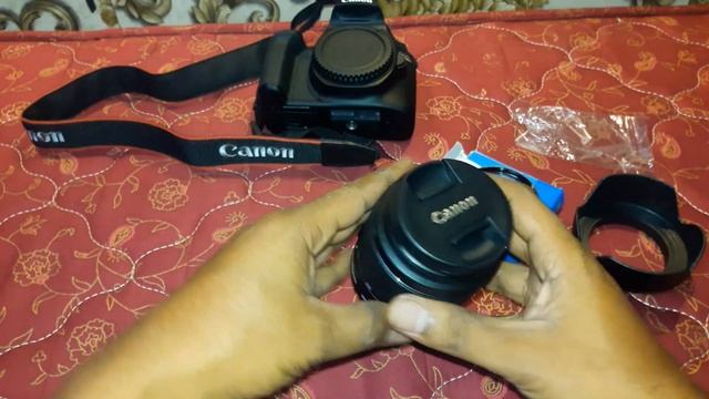 CANON EOS3000D hood and lens filter 200Rs only смотреть онлайн