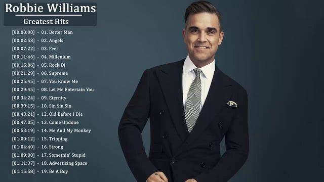 Robbie Williams Greatest Hits ♫ Best Songs Of Robbie Williams ♫ Robbie Williams The Best Tracks