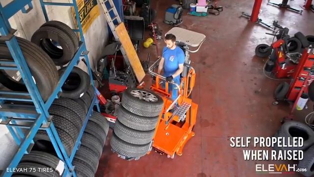 Самоходный телескопический подъемник Faraone 75 Tires смотреть онлайн
