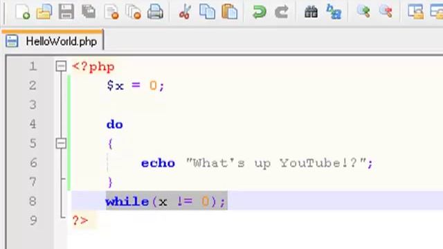 PHP 10 - Do loops Tutorial смотреть онлайн