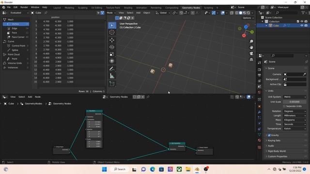 Procedural Node for Absolute Beginner, Geometry Node Blender 3.X смотреть онлайн