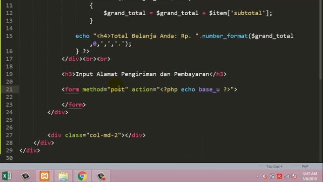 Tutorial Codeigniter #27 Membuat Toko Online Codeigniter - Hapus Keranjang dan Pembayaran смотреть онлайн