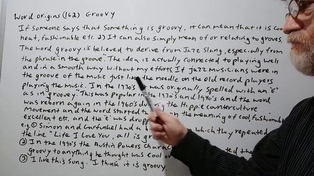 English Tutor Nick P Word Origins (162) Groovy смотреть онлайн