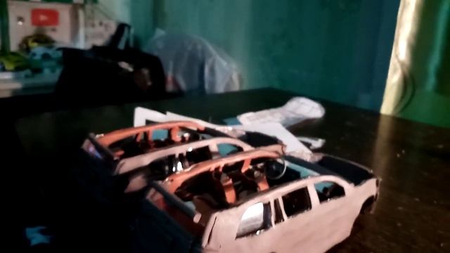 Делаю сразу две машины из пластилина Мерседес Майбах стадия лепки