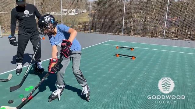 How to hockey stop on inline or roller hockey skates (on tile or outside) смотреть онлайн