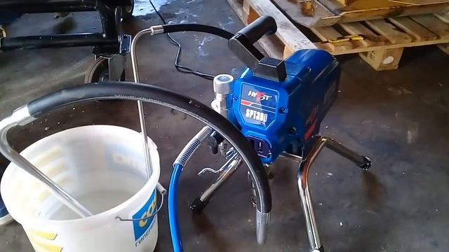 Окрасочный аппарат безвоздушного распыления HYVS SPT-390 смотреть онлайн