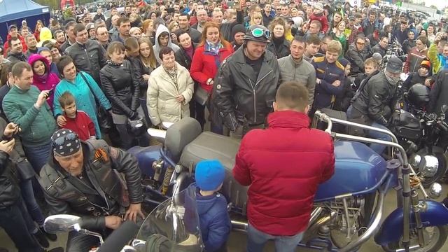 Открытие мотосезона 2016 в Калининграде (самый громкий выхлоп) смотреть онлайн