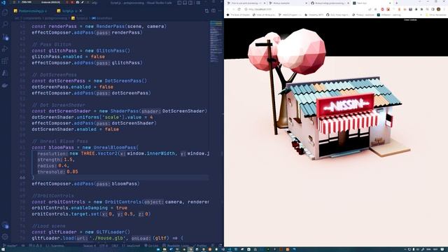 Three & React #12 - Post-procesamiento - Añade nuevos efectos a tus escenas 3D смотреть онлайн