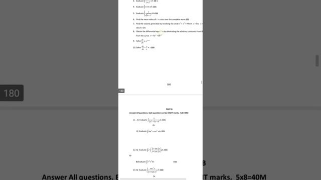 AP DIPLOMA 3RD SEM MATHS M2 IMPORTANT QUESTIONS| PASS M2 IN ONE DAY| HOW TO ATTEMPT DIPLOMA M2 QP смотреть онлайн