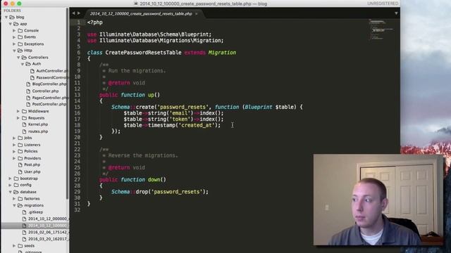 Part 26 - Authentication Theory and Overview [How to Build a Blog with Laravel 5 Series] смотреть онлайн