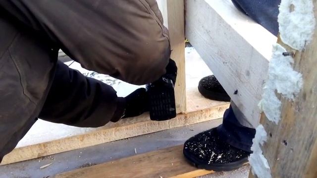 2 Переделка крыши. Установка стропил. смотреть онлайн