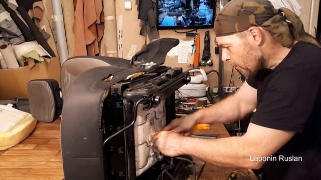 RENAULT KANGOO как снять передние сидения и небольшой ремонт смотреть онлайн