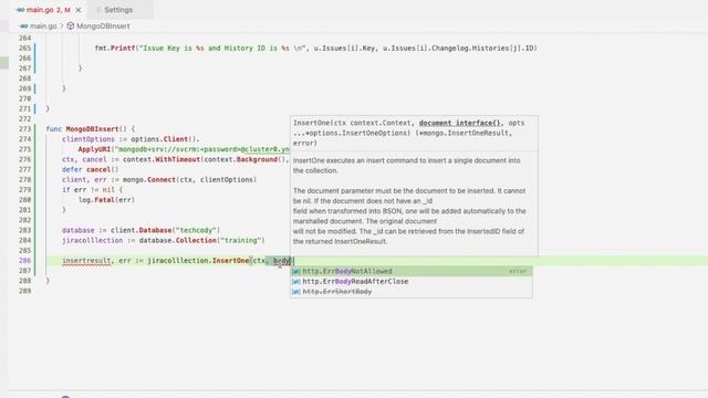 Golang Code-Nested JSON with MongoDB Atlas смотреть онлайн
