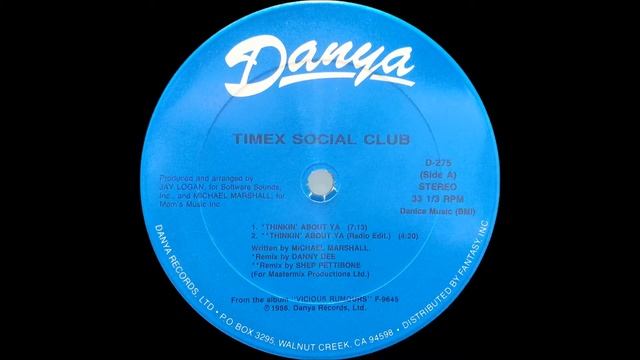 Timex Social Club - Thinkin' about ya (Radio Edit) смотреть онлайн