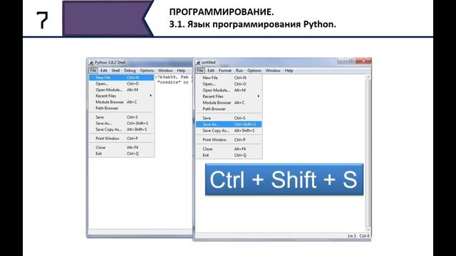 Язык программирования Python. 7 класс. смотреть онлайн