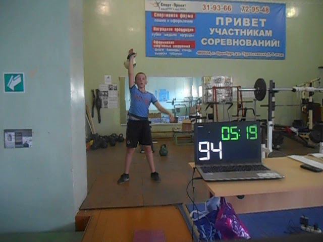 Гиревой спорт. Жарков Кирилл - 2008 года 8 этап онлайн кубка мира по гиревому спорту 24.08.2020 г. смотреть онлайн