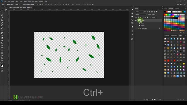 Forget Everything-This is the Easiest Way to Create Falling Leaves or Flying Petals in Photoshop смотреть онлайн