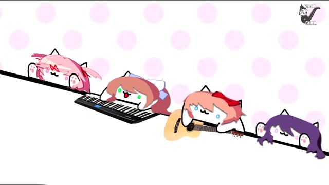 Bongo Cat Doki Doki Literature Club! Version - DDLC смотреть онлайн