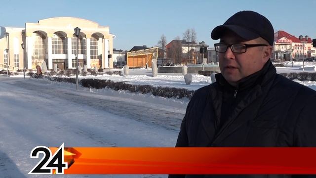 На центральной площади Нурлата возводят ледяной городок с двухъярусной горкой смотреть онлайн