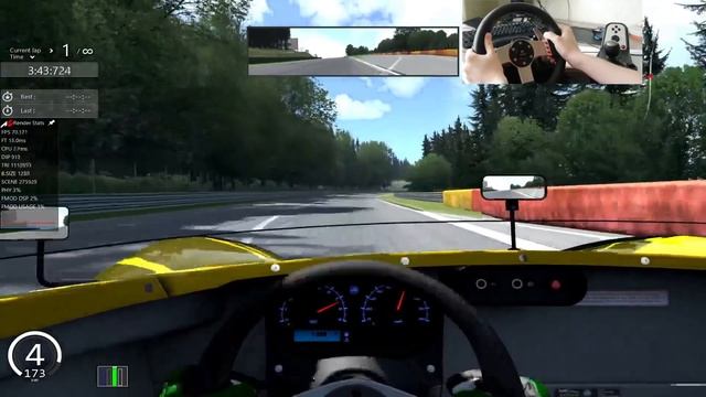 Обзор Assetto Corsa с рулем Logitech G27 смотреть онлайн