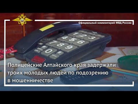 Ирина Волк: Полицейские Алтайского края задержали троих молодых людей по подозрению в мошенничестве смотреть онлайн