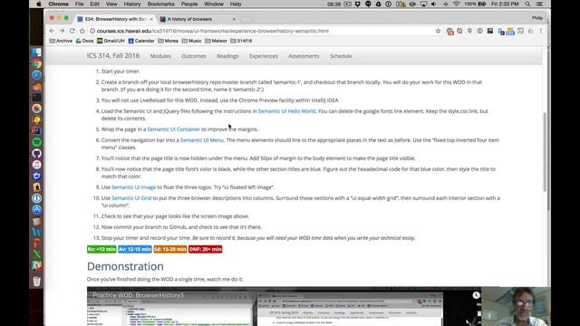 E34: BrowserHistory with Semantic UI смотреть онлайн