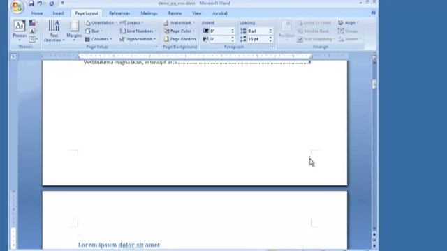 Word 2007 How to: Insert Page Numbers, Revise the First & 2nd Page numbers смотреть онлайн