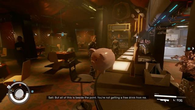 Starfield - Red Mile - Piggie Bank Robbery To Buy Drinks From Sati Chandra 