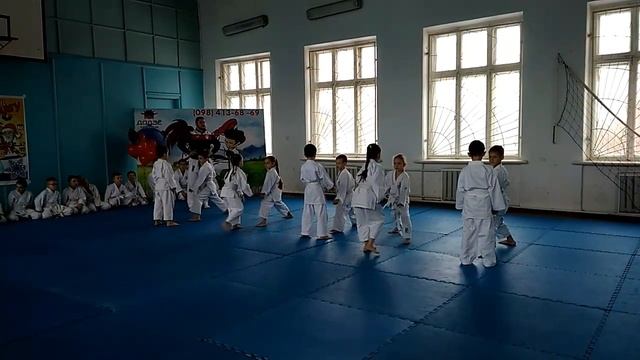 КАРАТЭ Шотокан | ЭКЗАМЕН на ЖЁЛТЫЙ пояс | 8 КЮ смотреть онлайн