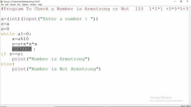 Armstrong Number | Lecture 17| Palindrome Number| Fibonacci Series | Perfect Number смотреть онлайн